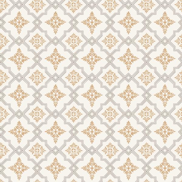 Sample - Wdr2045-Wt | Gabriela, Yellow Diamond - Winfield Thybony Wallpaper - Wdr2045.Wt.0