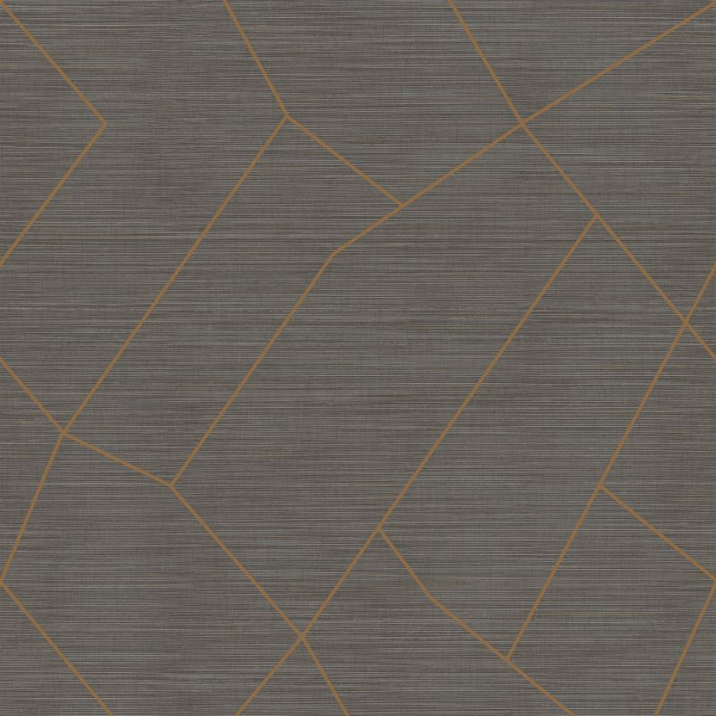 Sample - Whf1760.Wt.0 | Vivace Grand, Grey Modern - Winfield Thybony Wallpaper