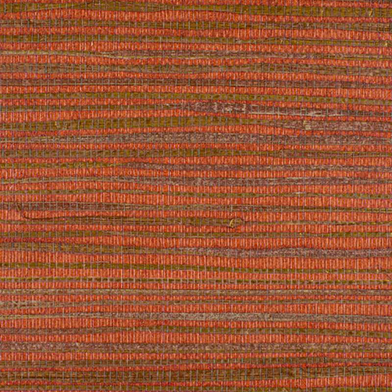 Sample - Wiw2561.Wt.0 | Corenwall, Orange Faux Grasscloth - Winfield Thybony Wallpaper