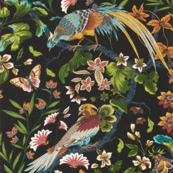 Purchase Old World Weavers Fabric Pattern WJR6822D0002, Botany Bay | Wallcovering Black Ruby 1