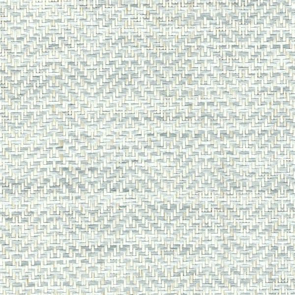 Sample - Wnr2093-Wt | Saori Chevron, Blue Chevron - Winfield Thybony Wallpaper - Wnr2093.Wt.0