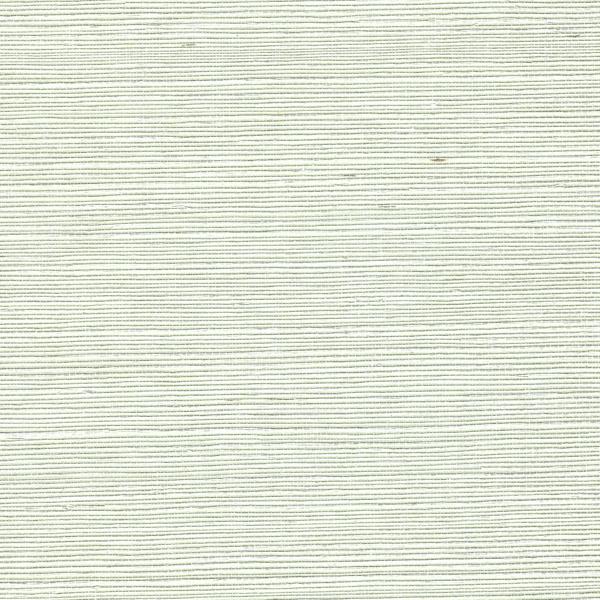 Sample - Wnr2105-Wt | Chiyo Sisal, Green Solid - Winfield Thybony Wallpaper - Wnr2105.Wt.0