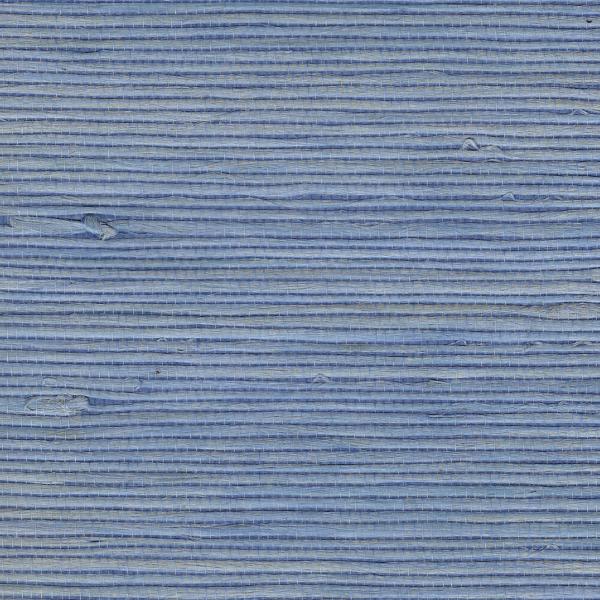 Sample - Wnr2128-Wt | Fusae Jute, Blue Solid - Winfield Thybony Wallpaper - Wnr2128.Wt.0