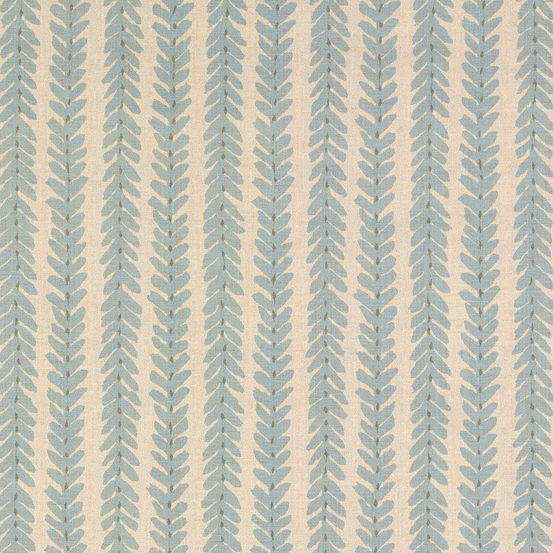 Save WOOD001 Woodperry Blue by Schumacher Fabric