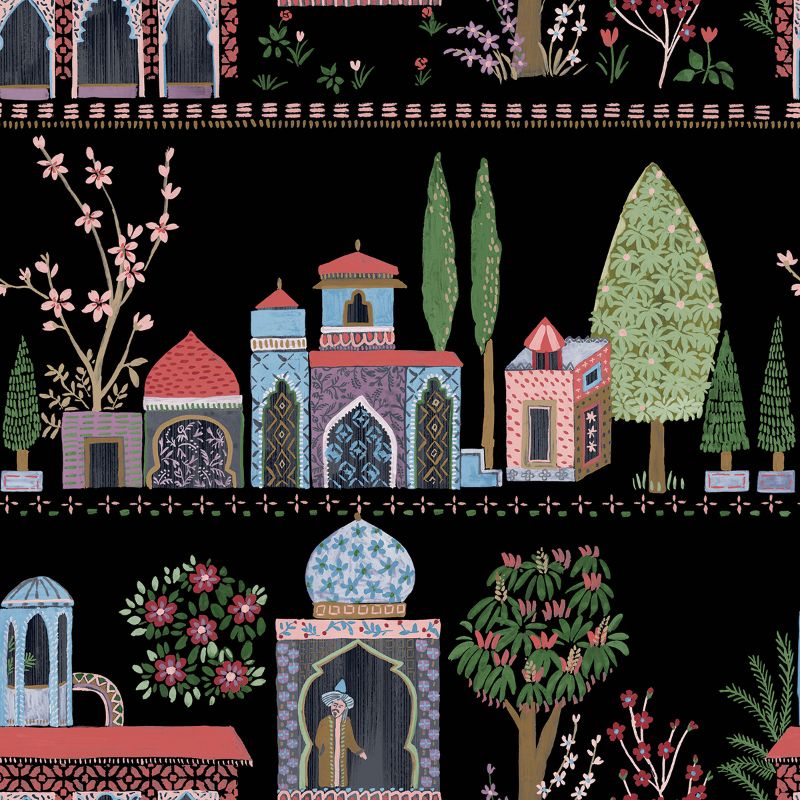 Sample - Wtk20100.Wt.0 | Medina, Multi Color Architectural - Winfield Thybony Wallpaper
