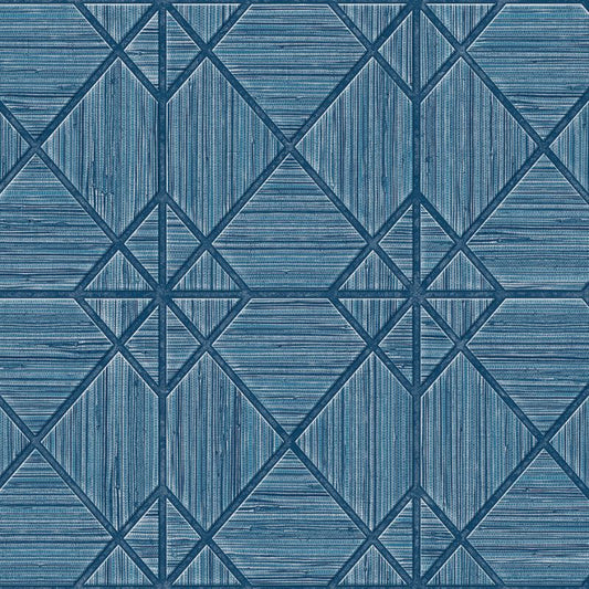 Purchase Wtk20602.Wt.0 Midway Ave, Blue Geometric - Winfield Thybony Wallpaper
