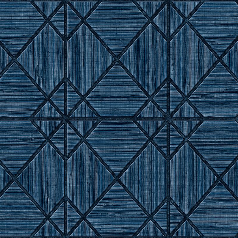 Purchase Wtk20612.Wt.0 Midway Ave, Blue Geometric - Winfield Thybony Wallpaper