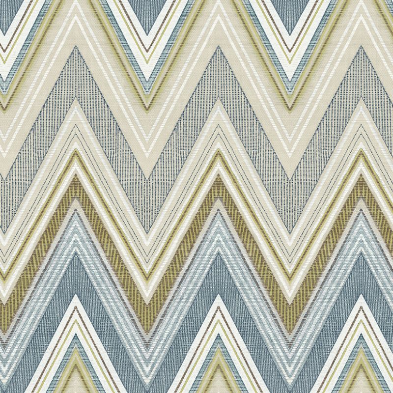 Sample - Wtk20914.Wt.0 | Sailfish, Green Chevron - Winfield Thybony Wallpaper