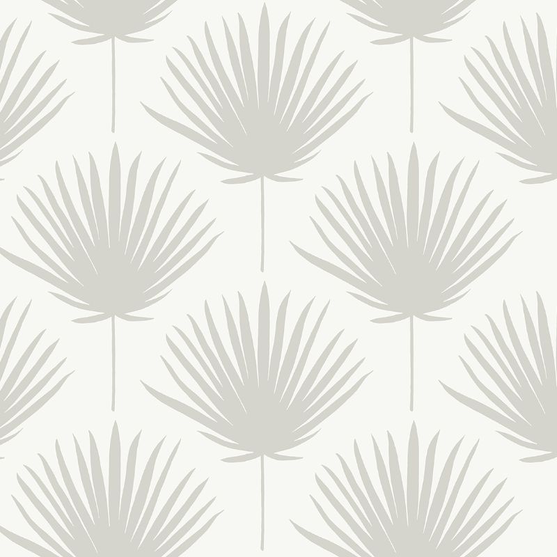 Sample - Wtk21208.Wt.0 | Shore Front, Grey Tropical - Winfield Thybony Wallpaper