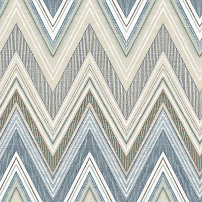 Sample - Wtk25912.Wt.0 | Sailfish 54, Blue Chevron - Winfield Thybony Wallpaper