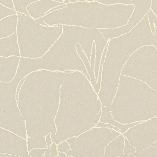 WTN1002.WT.0 Garden Beige Botanical and Floral Winfield Thybony Wallpaper