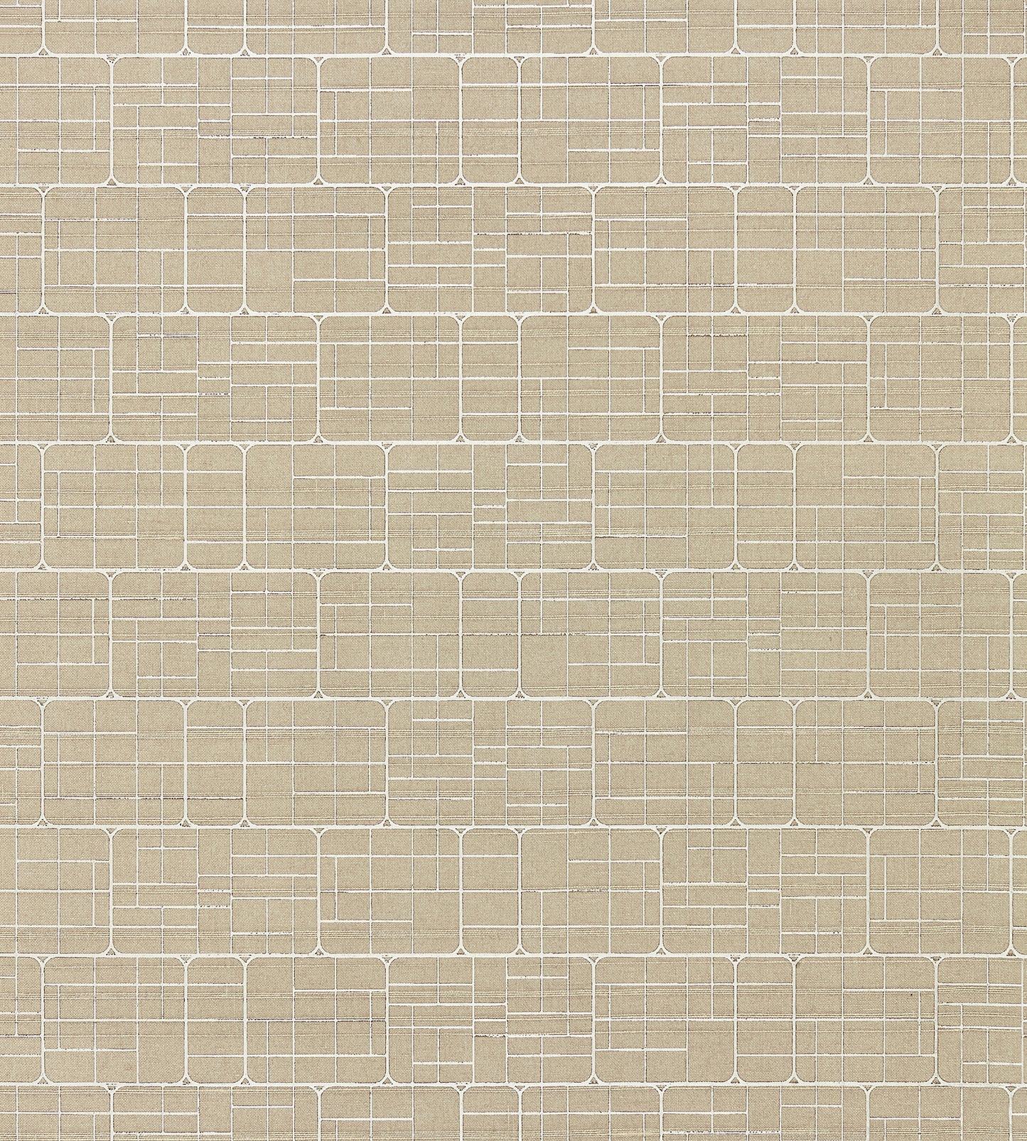 Purchase Scalamandre Wallpaper Item WTT661513 pattern name  Mechanical Workmanship color name Creme. 