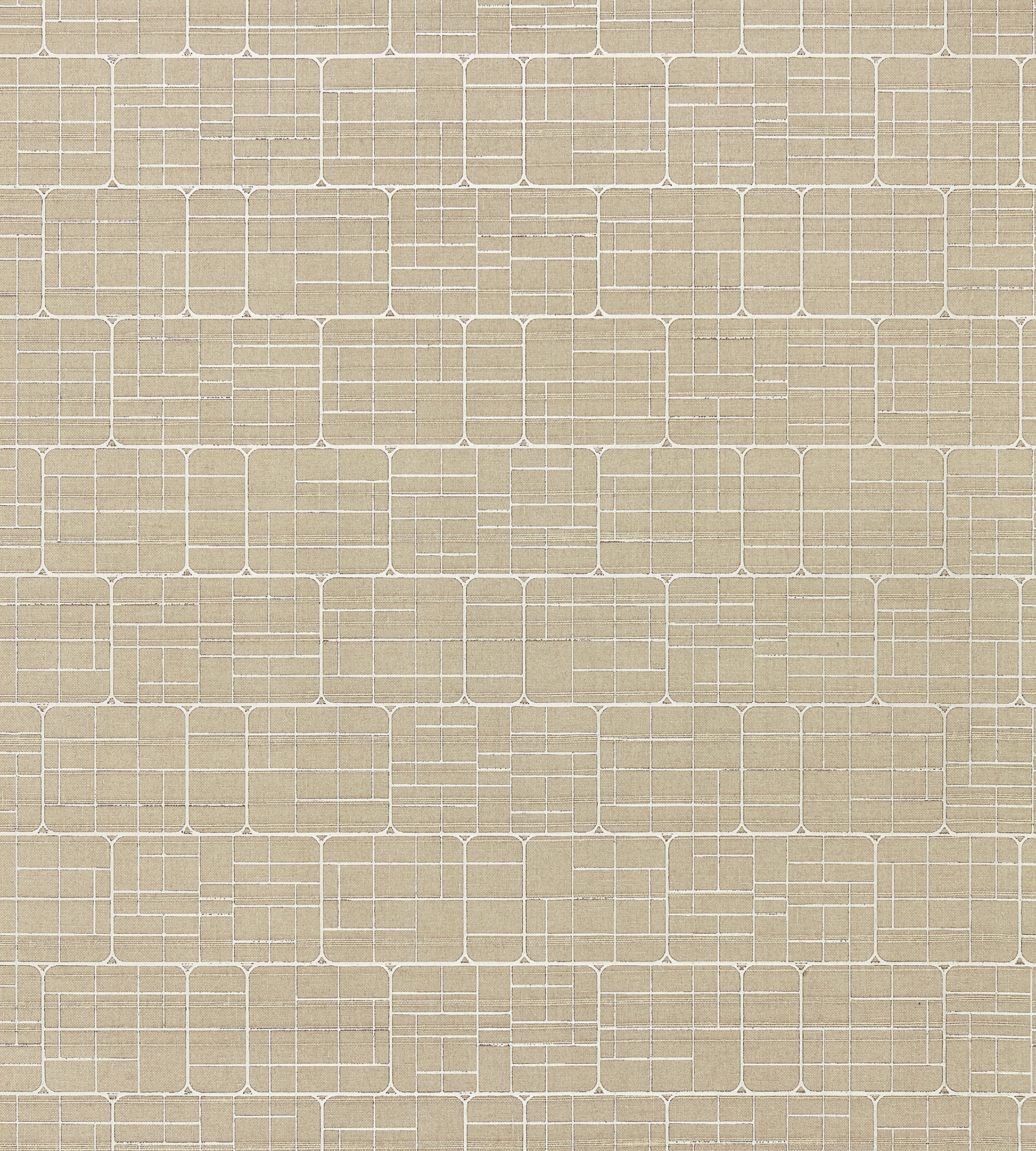 Purchase Scalamandre Wallpaper Item WTT661513 pattern name  Mechanical Workmanship color name Creme. 