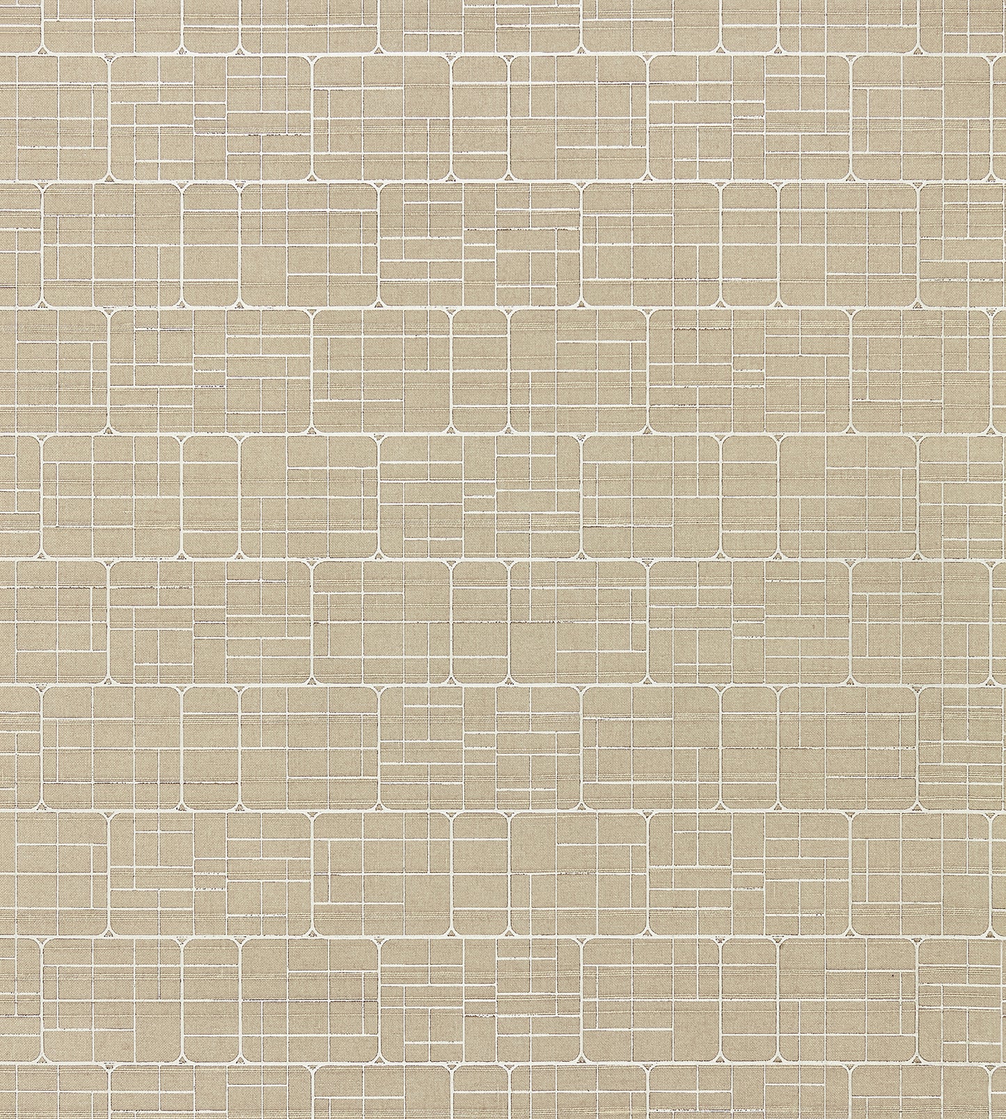 Purchase Scalamandre Wallpaper Item WTT661513 pattern name  Mechanical Workmanship color name Creme. 