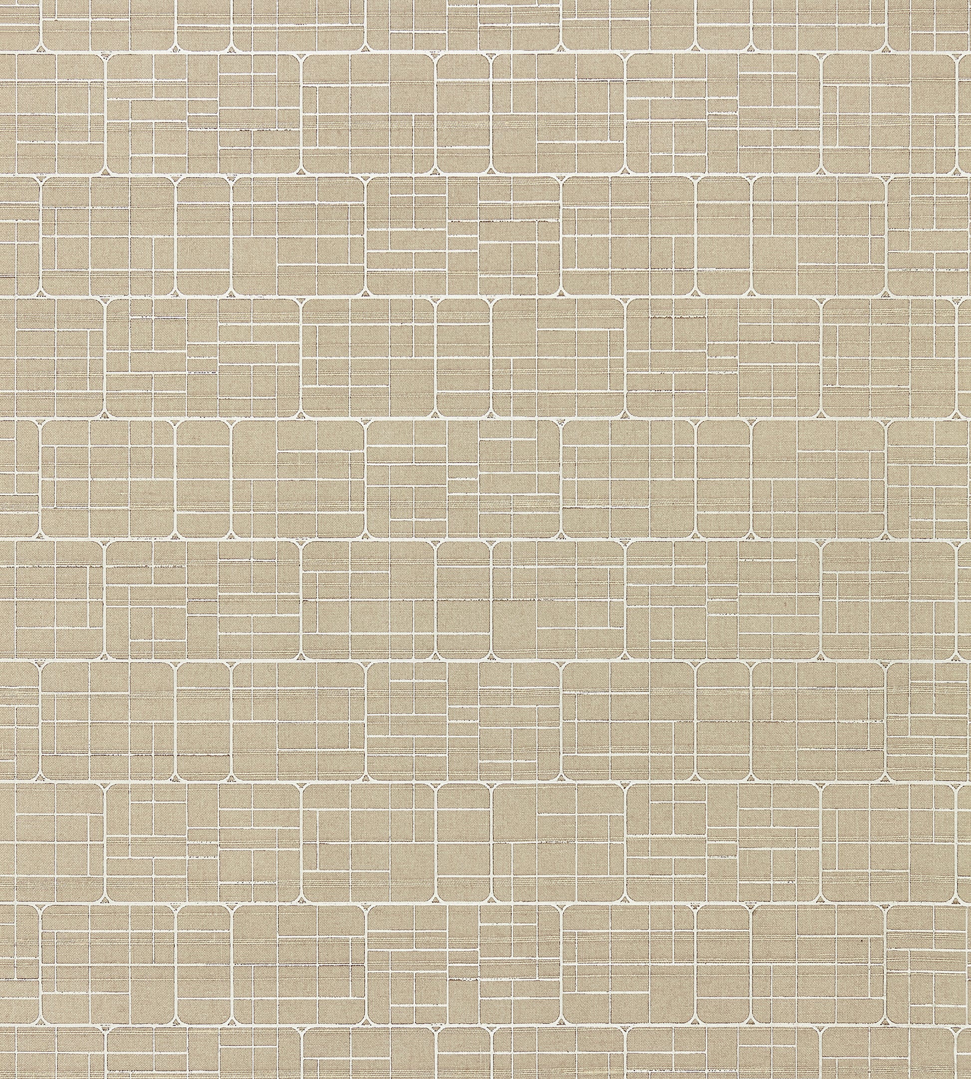 Purchase Scalamandre Wallpaper Item WTT661513 pattern name  Mechanical Workmanship color name Creme. 