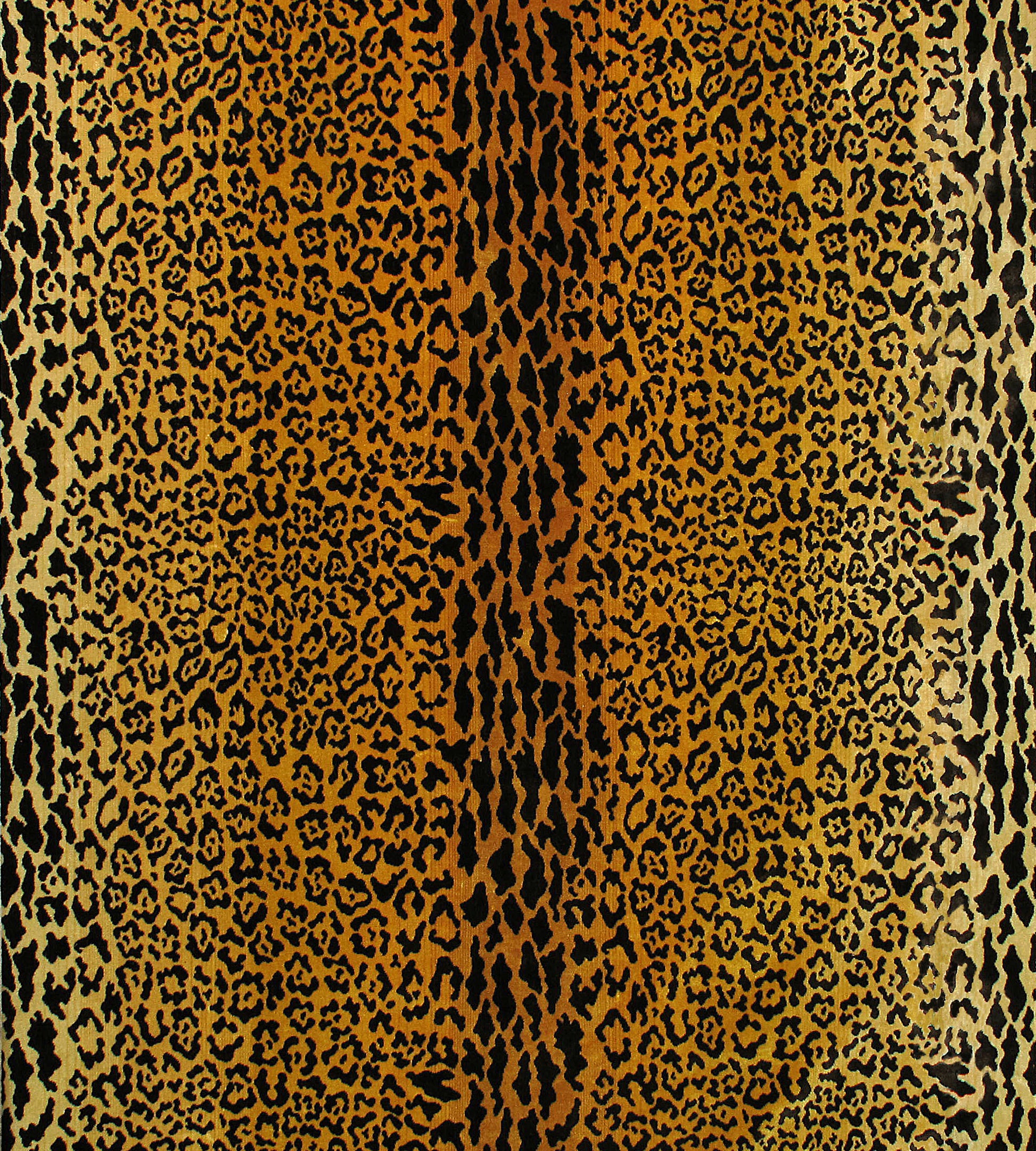 Purchase Old World Weavers Fabric Item# Y0 00010690, Leopard Velvet Gold / Brown 1