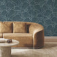 Purchase Ygl7000 | Natural Palette Resource, Shell Wood Veneer Navy Metallic - Ronald Redding Wallpaper