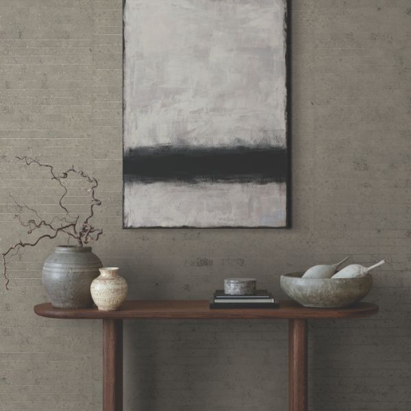 Purchase Ygl7009 | Natural Palette Resource, Handcrafted Paper Dark Taupe - Ronald Redding Wallpaper