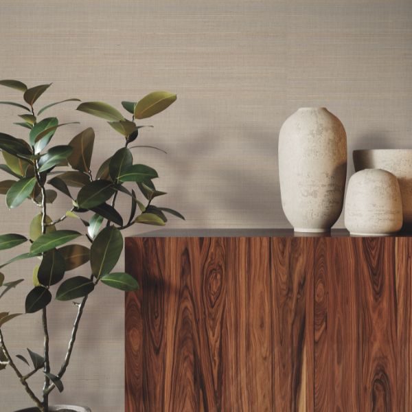 Purchase Ygl7011 | Natural Palette Resource, Fine Abaca Almond - Ronald Redding Wallpaper