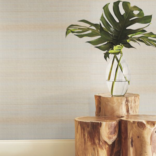 Purchase Ygl7021 | Natural Palette Resource, Tailored Abaca White Pearl - Ronald Redding Wallpaper