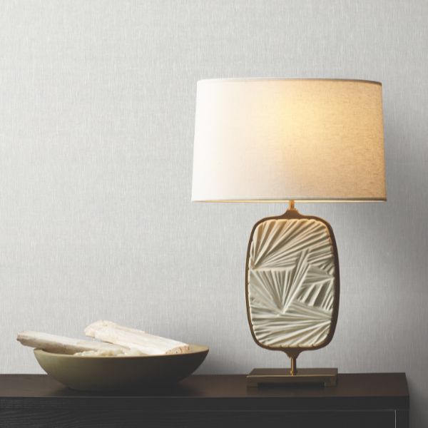 Purchase Ygl7023 | Natural Palette Resource, Sheer Linen Silver White - Ronald Redding Wallpaper
