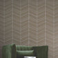 Purchase Ygl7024 | Natural Palette Resource, Chevron Abaca Cinnamon - Ronald Redding Wallpaper