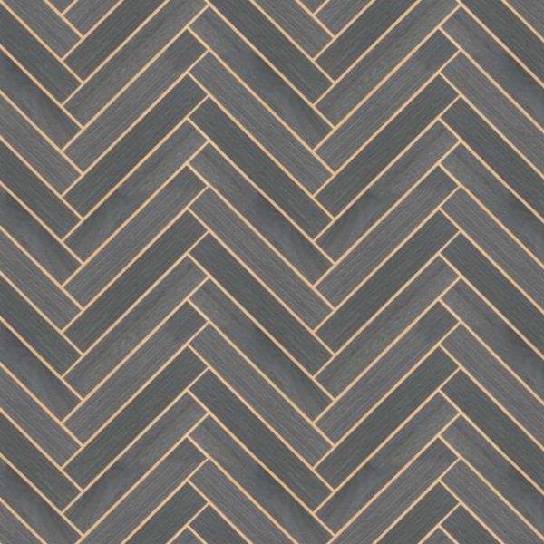 Purchase Ygl7074 | Natural Palette Resource, Herringbone Wood Veneer Graphite - Ronald Redding Wallpaper
