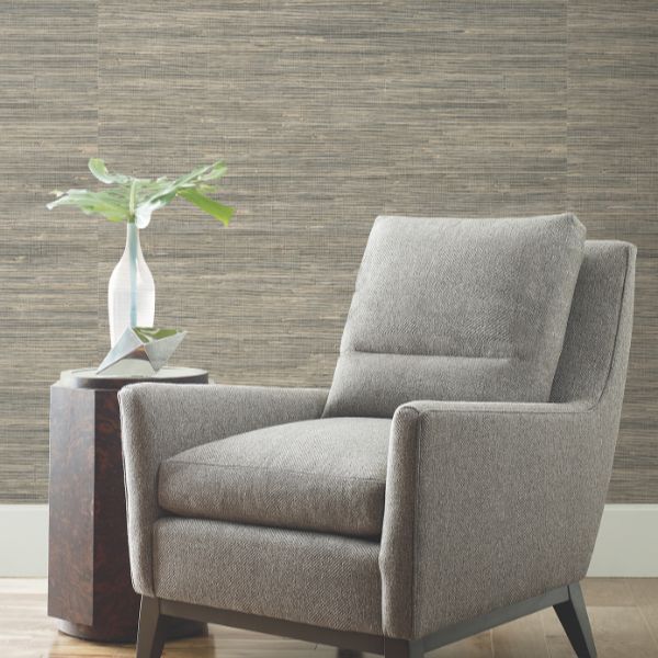 Purchase Ygl7075 | Natural Palette Resource, Horizontal Jute Black / Natural - Ronald Redding Wallpaper