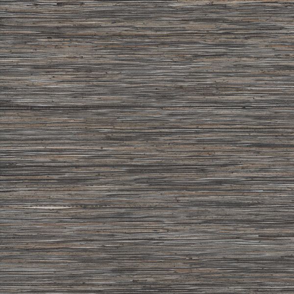 Purchase Ygl7077 | Natural Palette Resource, Shimmering Hemp Black / Silver - Ronald Redding Wallpaper