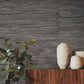 Purchase Ygl7077 | Natural Palette Resource, Shimmering Hemp Black / Silver - Ronald Redding Wallpaper