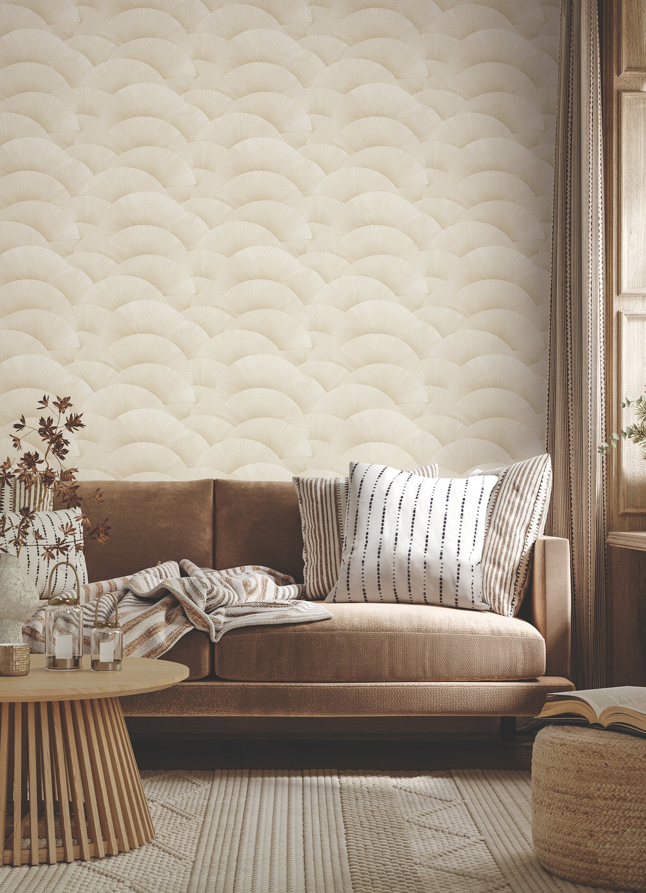 Purchase Za8021 | Tea Garden Ii, Morning Shell Cream & Gold - Ronald Redding Wallpaper