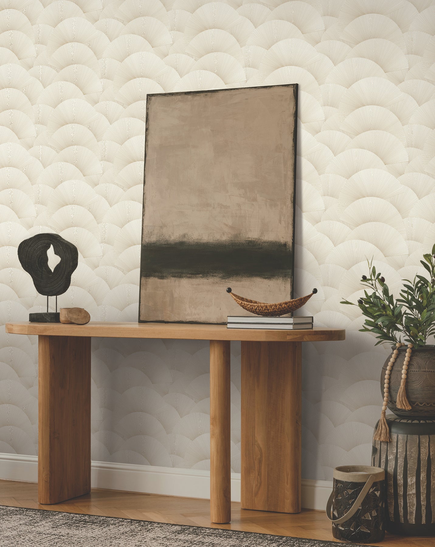 Purchase Za8021 | Tea Garden Ii, Morning Shell Cream & Gold - Ronald Redding Wallpaper