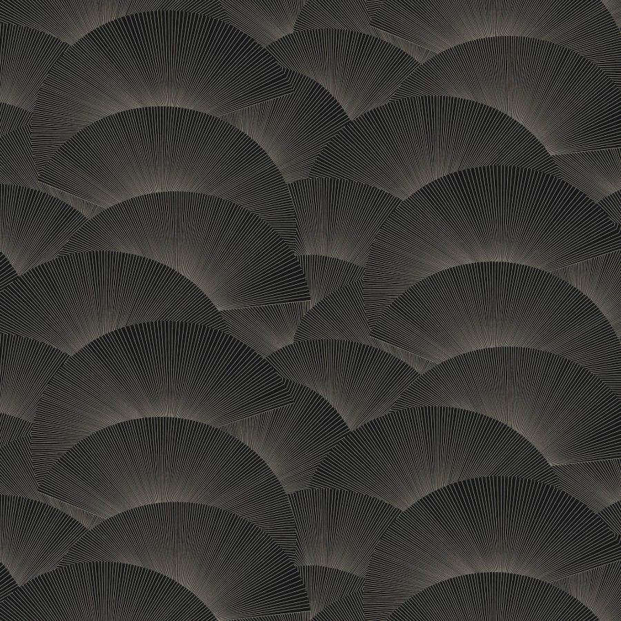 Purchase Za8022 | Tea Garden Ii, Morning Shell Black & Grey - Ronald Redding Wallpaper