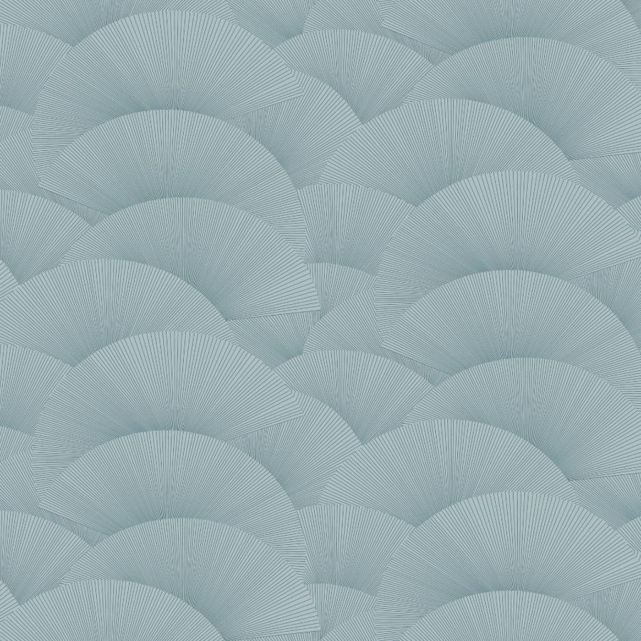 Purchase Za8025 | Tea Garden Ii, Morning Shell Blue - Ronald Redding Wallpaper