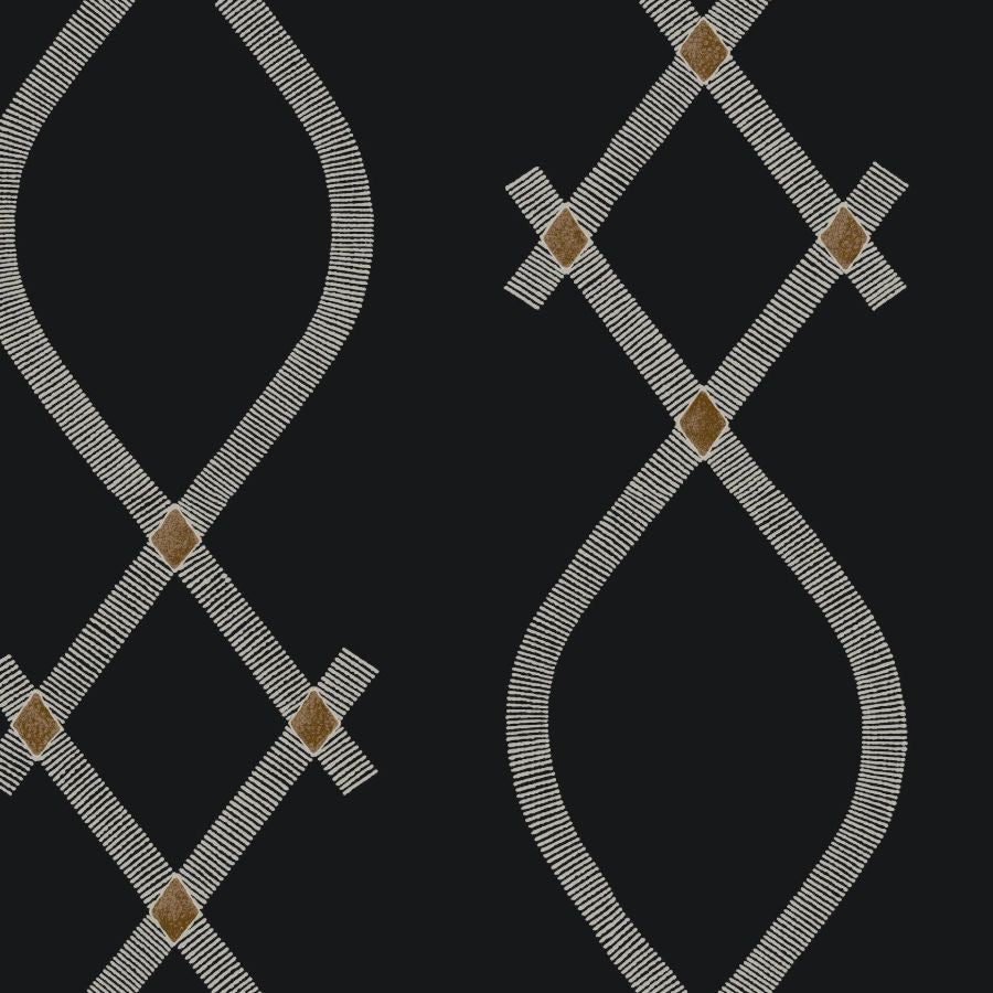 Purchase Za8031 | Tea Garden Ii, Ellena Black - Ronald Redding Wallpaper