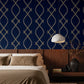 Purchase Za8032 | Tea Garden Ii, Ellena Navy - Ronald Redding Wallpaper