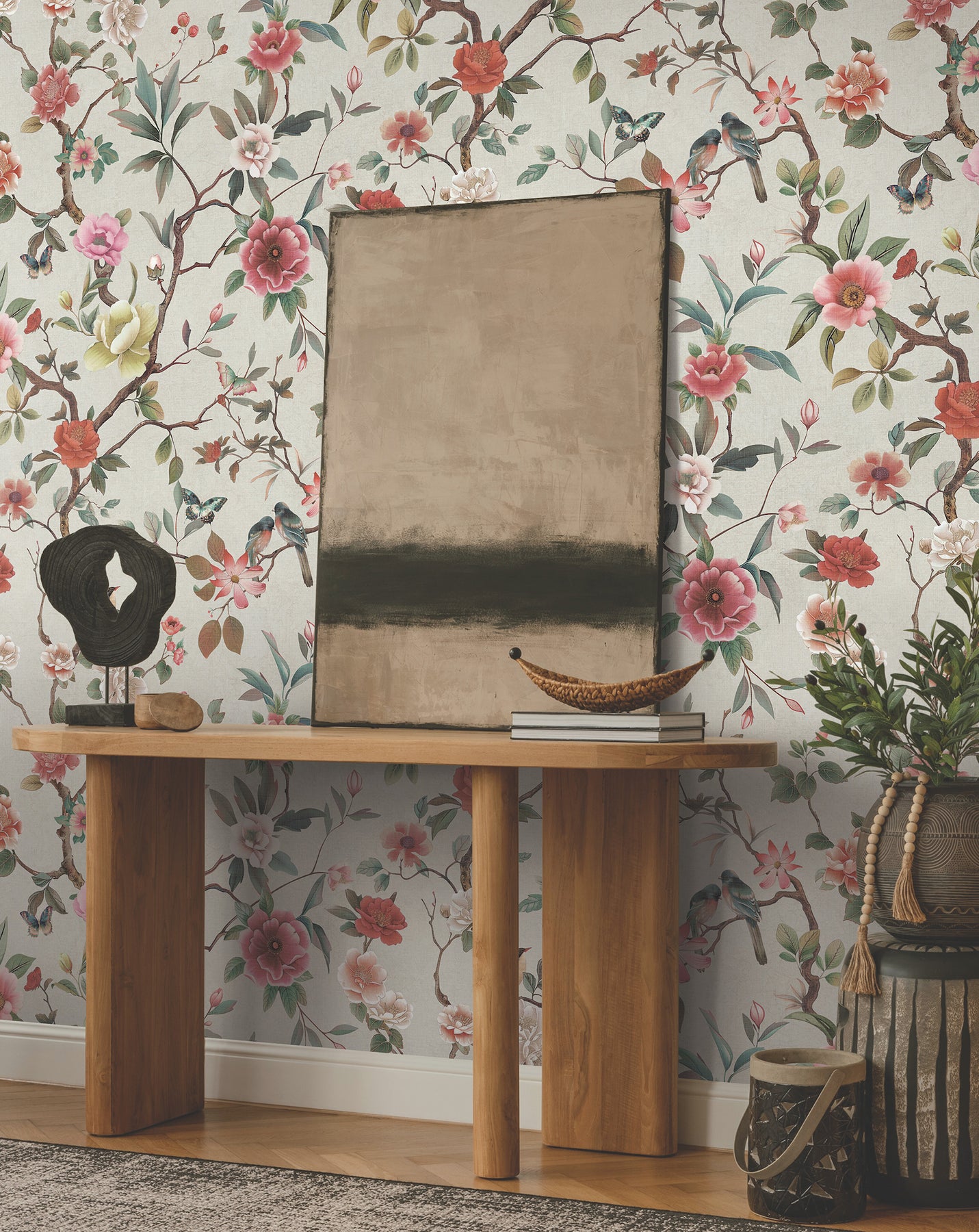 Purchase Za8039 | Tea Garden Ii, Kimora'S Garden Ivory - Ronald Redding Wallpaper