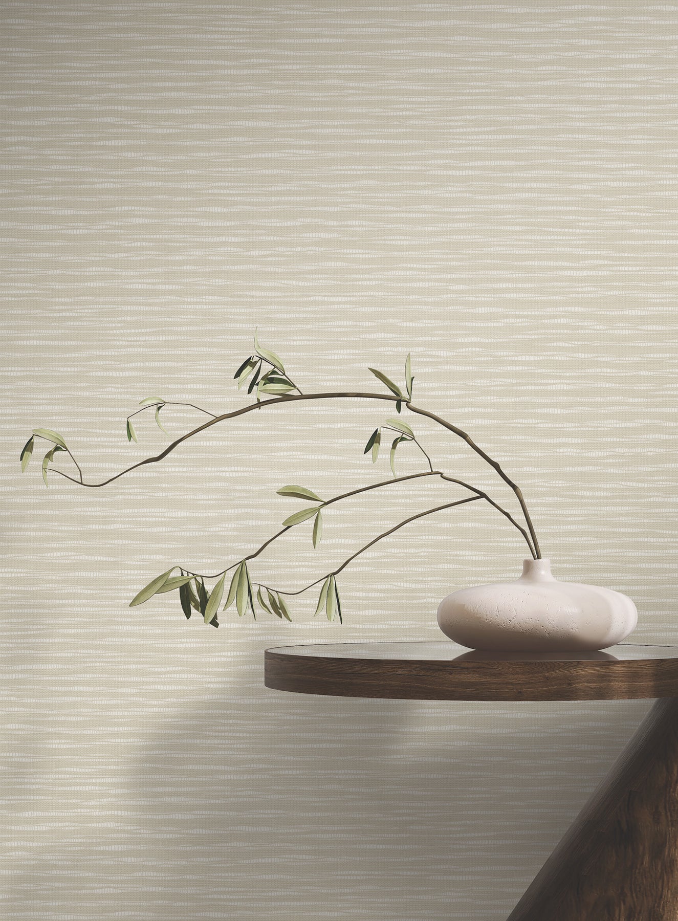 Purchase Za8043 | Tea Garden Ii, Lotus Weave Beige - Ronald Redding Wallpaper