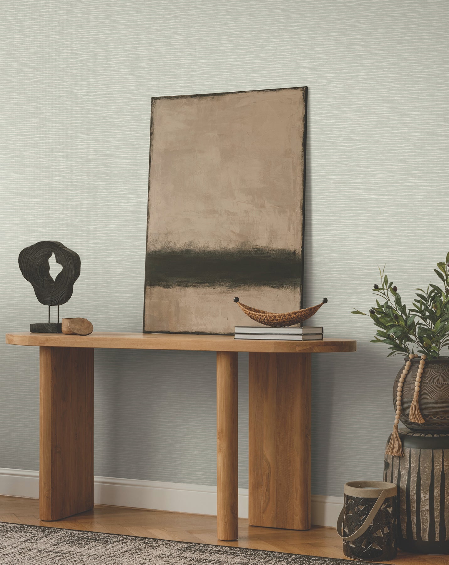 Purchase Za8044 | Tea Garden Ii, Lotus Weave Soft Sage - Ronald Redding Wallpaper