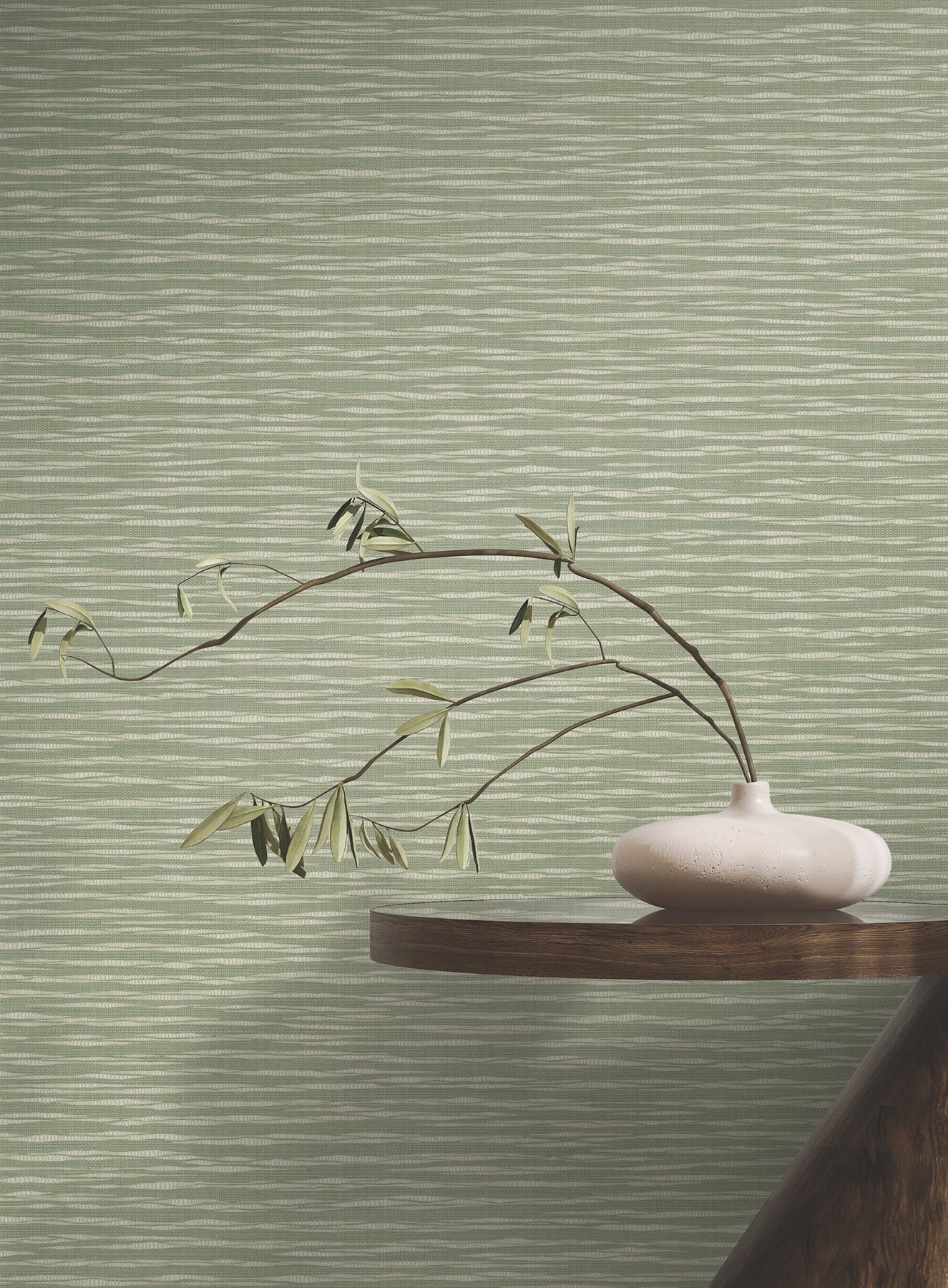 Purchase Za8045 | Tea Garden Ii, Lotus Weave Moss - Ronald Redding Wallpaper
