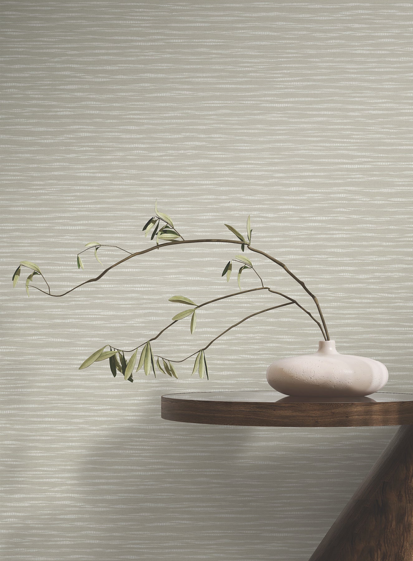 Purchase Za8046 | Tea Garden Ii, Lotus Weave Warm Grey - Ronald Redding Wallpaper