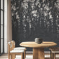 Purchase Za8058M | Tea Garden Ii, Sakura Blooms Black Wall Mural - Ronald Redding Wallpaper