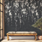 Purchase Za8058M | Tea Garden Ii, Sakura Blooms Black Wall Mural - Ronald Redding Wallpaper