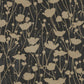 Purchase Za8066 | Tea Garden Ii, Shimmering Poppies Black & Gold - Ronald Redding Wallpaper