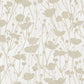 Purchase Za8069 | Tea Garden Ii, Shimmering Poppies White & Gold - Ronald Redding Wallpaper