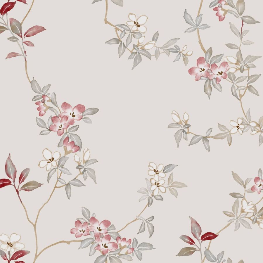 Purchase Za8076 | Tea Garden Ii, April Blossom Cream - Ronald Redding Wallpaper