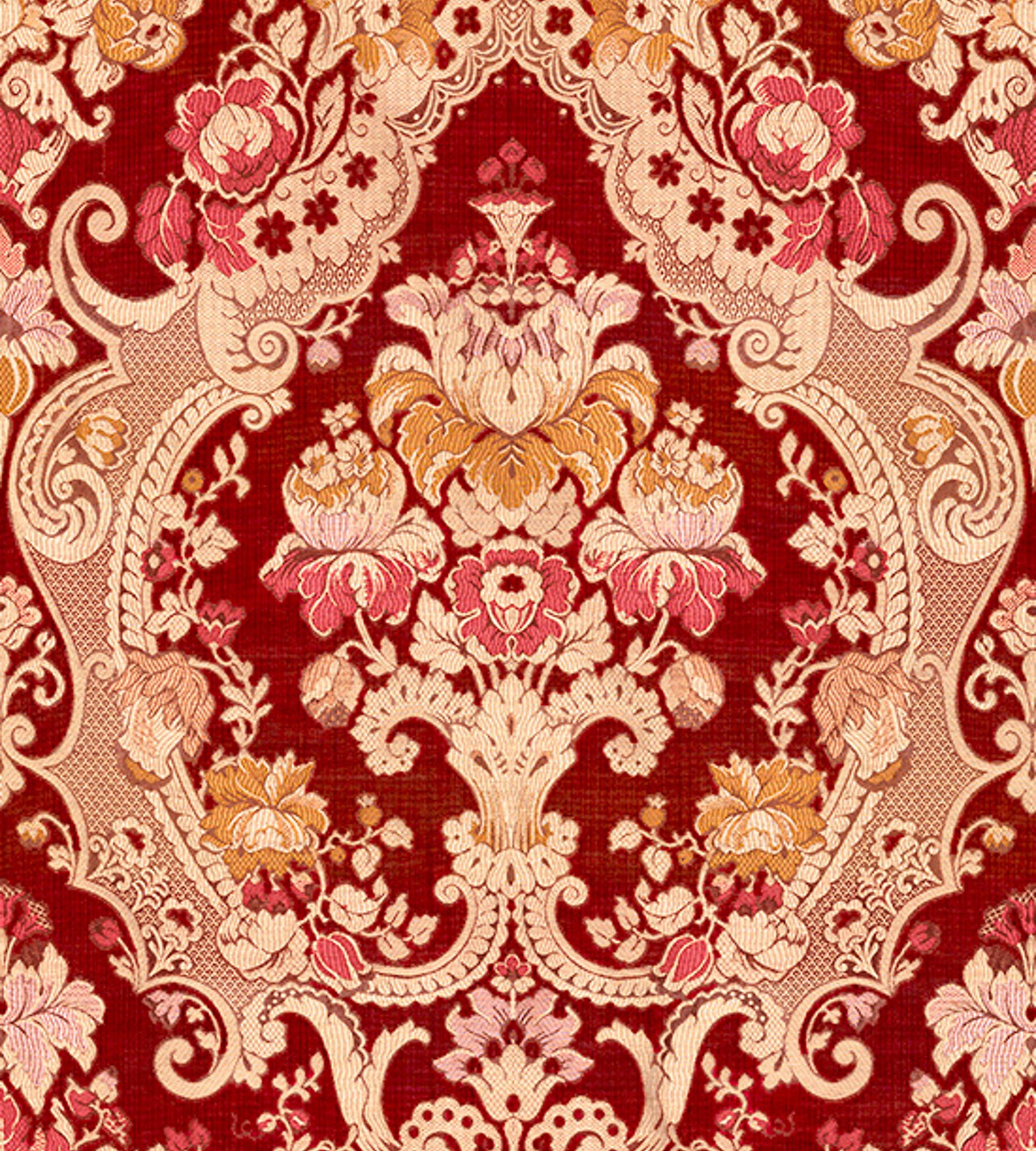 Purchase Old World Weavers Fabric Item# ZA 00032558, Magnific Red 1