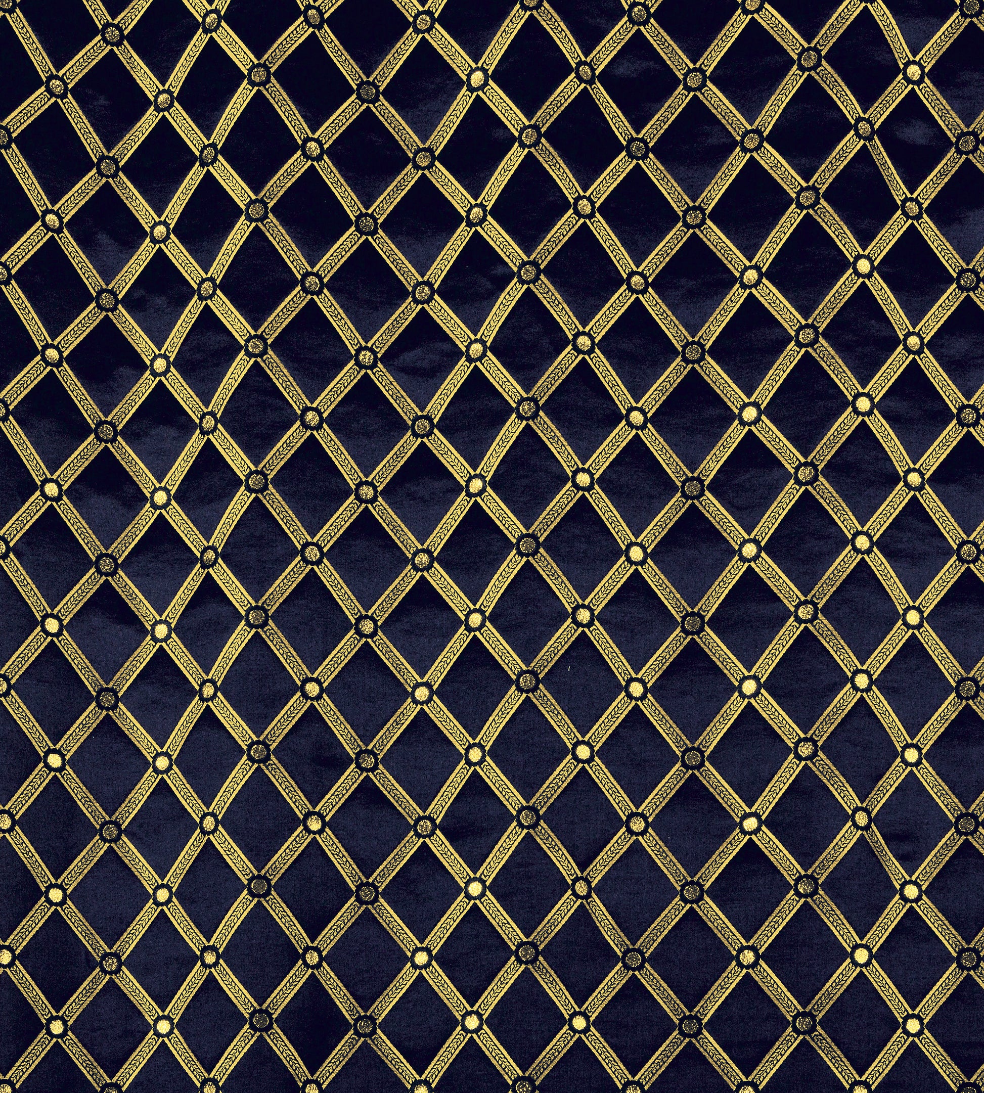 Purchase Old World Weavers Fabric Pattern ZA 2129REAL, Reale Diamond Midnight 1