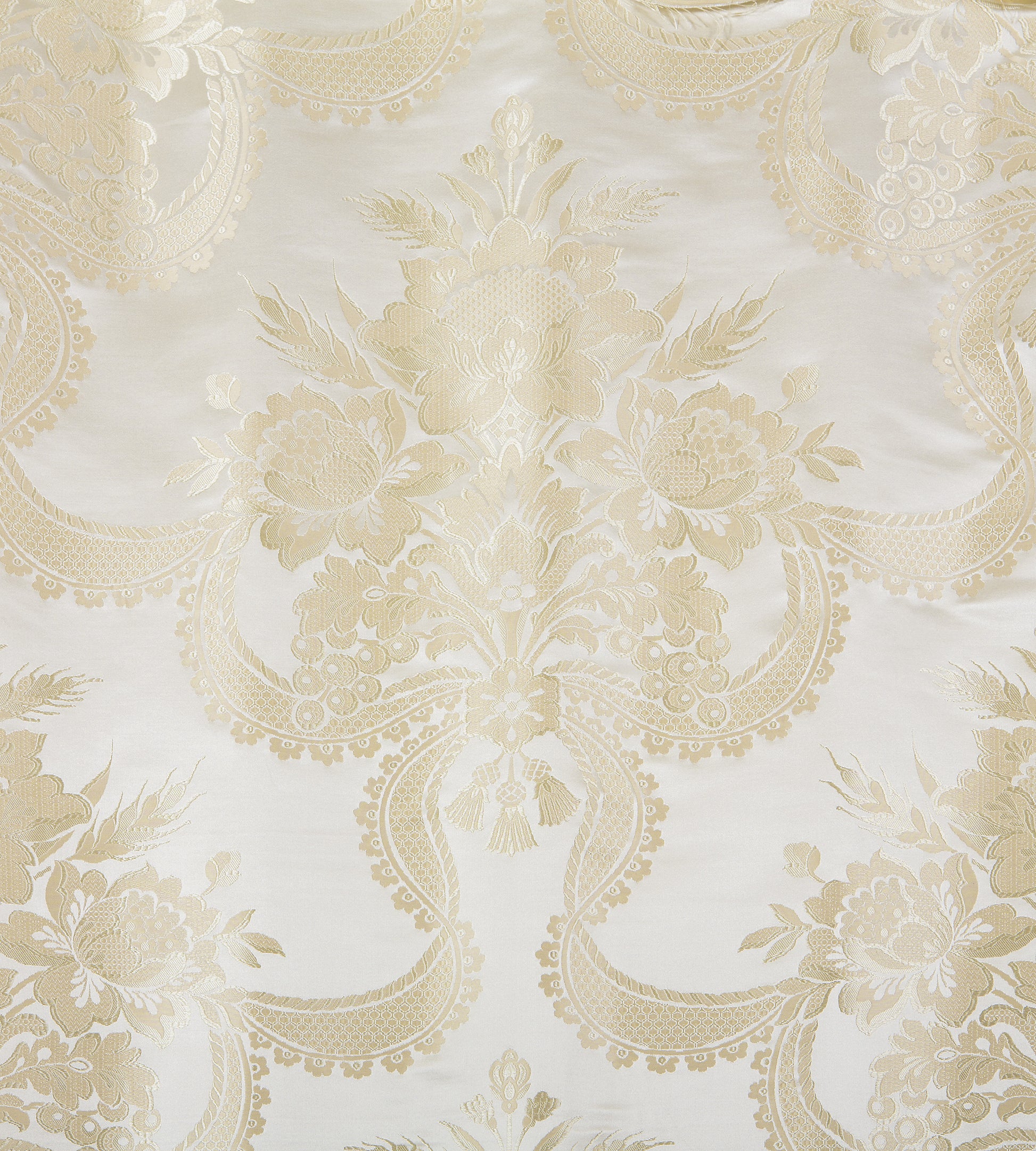 Purchase Old World Weavers Fabric SKU ZA 2154RNAS, Reale Nastri Silk Cream 1