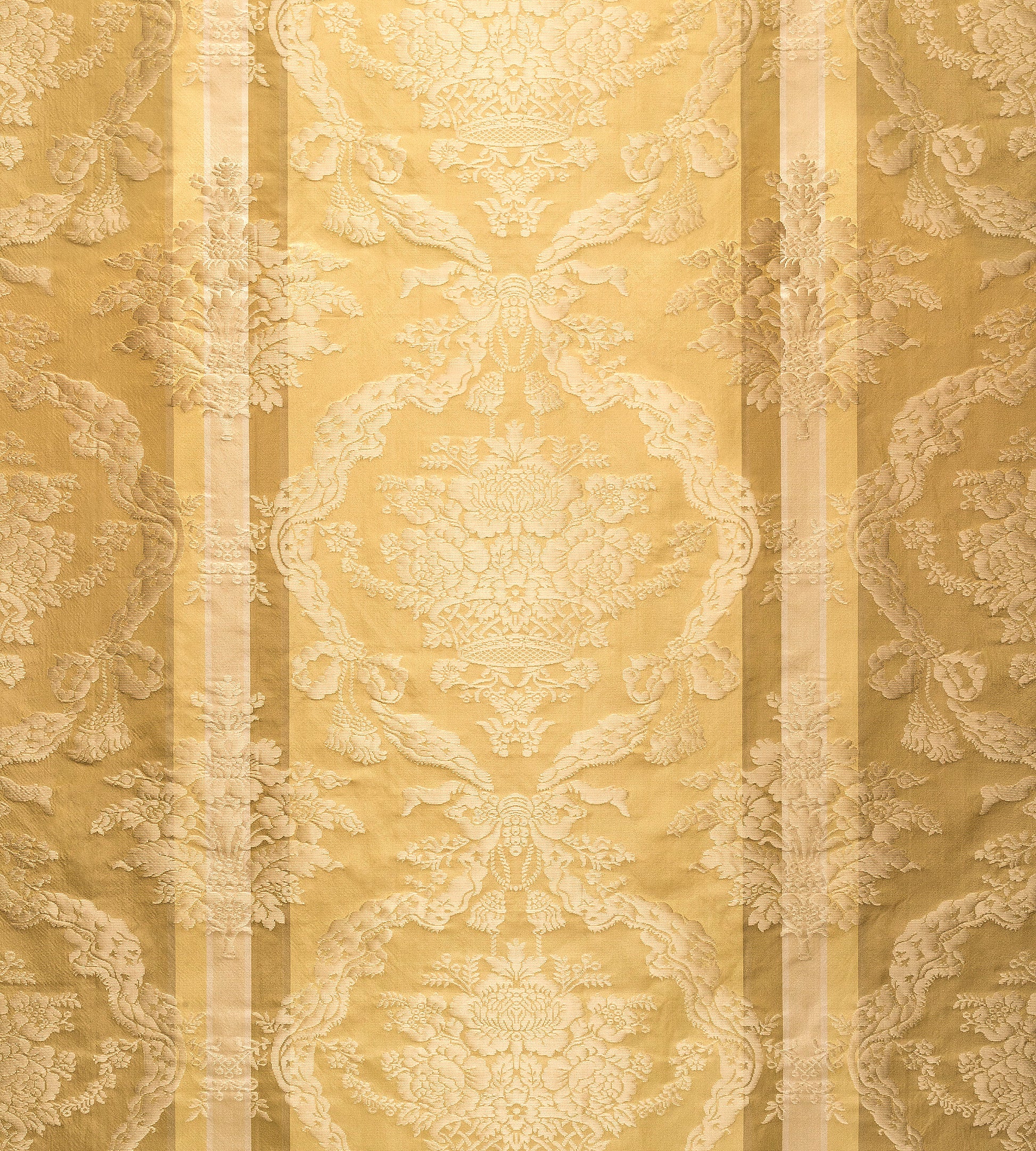 Purchase Old World Weavers Fabric Pattern# ZA 2191PTRS, Petrarca Stripe Antique Gold 1